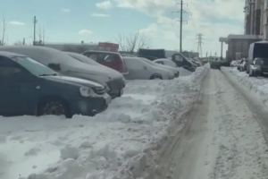 Глава Курска недоволен расчисткой дворов в Северном микрорайоне