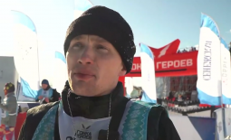 Ветеран СВО из Курска пробежал 8 километров на протезе в «Гонке Героев»