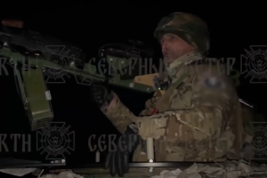 Бойцы отряда «Барс-Курск» сбили ударный дрон «Лютый» в курском приграничье