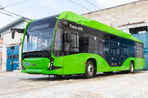 В Курск прибыл новый тестовый троллейбус «Авангард»