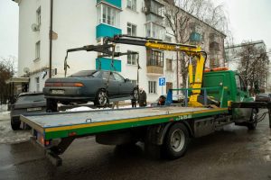 В Курске прошел рейд по эвакуации автомобилей за неправильную парковку