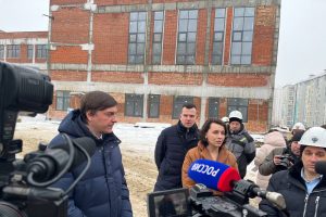 В Курске на проспекте Плевицкой возводят школу на 1600 мест