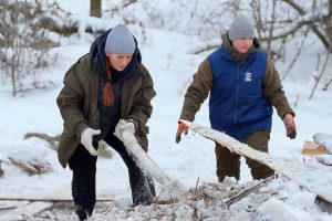 Добровольцы работают в приграничье
