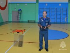 Курские спасатели будут проверять пожарные извещатели квадрокоптером