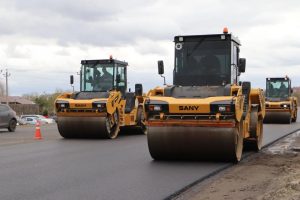 На трассе Курск – Поныри началась первая в 2026 году укладка асфальта по нацпроекту