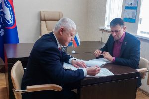 Василий Пискарёв подал документы для участия в предварительном голосовании «Единой России» в Курске