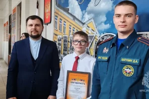 В Курске два подростка предотвратили распространение пожара