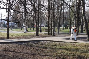 Первомайский парк Курска закрыли на сутки для обработки от клещей