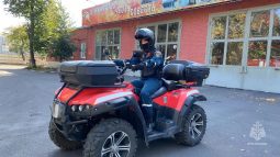 В Курской области на патрулирование вышли мотогруппы регионального МЧС