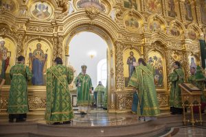 В Курчатове Курской области освятили храм