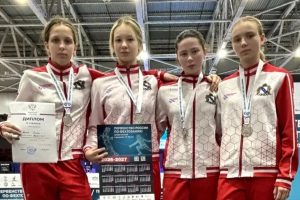 Курские рапиристки взяли серебро на первенстве России
