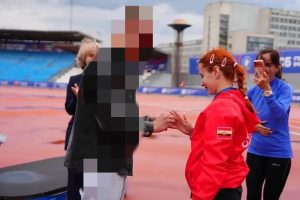 Курской легкоатлетке сделали предложение на чемпионате России
