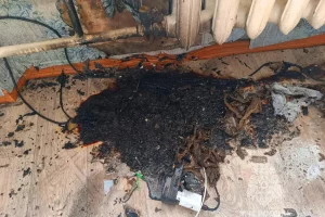 В Курске на пожаре эвакуировали 20 человек