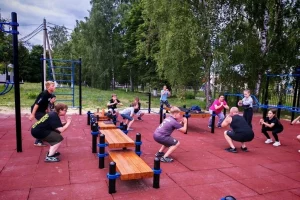В Обояни на новой площадке ГТО проходят тренировки «Народного тренера»