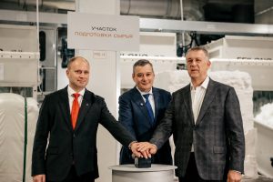 В Курске запустили производство уникального нетканого полотна «Спанлейс»