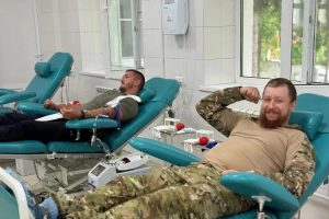Добровольцы бригады «БАРС-Курск» сдали кровь для раненых бойцов и гражданских