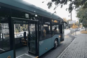 В Курске на 11-й маршрут вышел тестовый троллейбус с автономным ходом