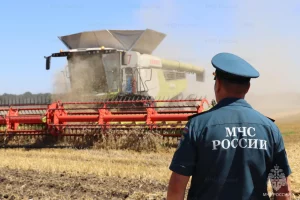 В Курской области прошли рейды по пожарной безопасности на полях