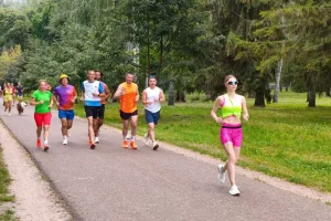 День физкультурника в Курске начался с забега