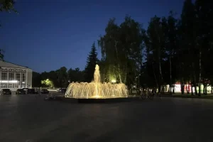 В Курске фонтан в парке имени Рокоссовского закрыли на ремонт