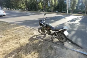 В Курске остановили мотоциклиста без водительских прав