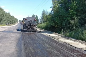 В Курской области строят 1,6 километра дороги к плодохранилищу в Мантуровском районе