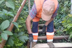 В Курске отремонтировали лестницу на улице Ватутина