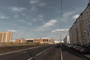 В Курске построили дорогу к школе на проспекте Плевицкой
