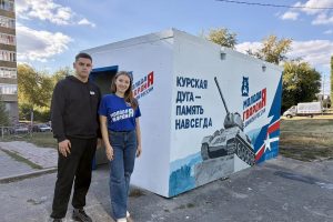 В Курске бетонные укрытия превращают в арт-объекты