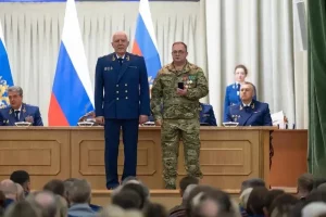 Доброволец бригады «БАРС-Курск» встретился с Генеральным прокурором России