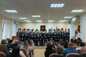 В курской школе открыли кадетский класс Следственного комитета